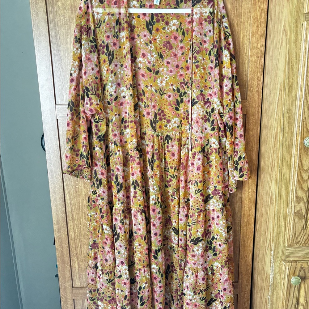 Sonoma Vibrant Floral Kimono